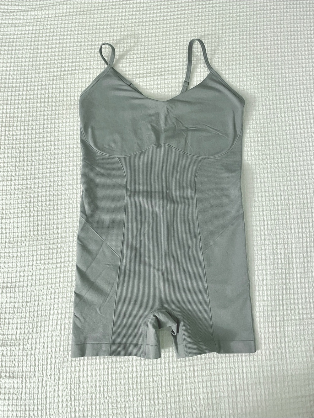 Colsie Gray Seamless Shapewear Bodysuit with Thin Straps